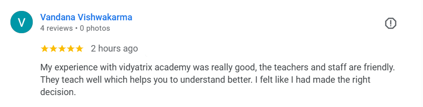Positive feedback about course quality